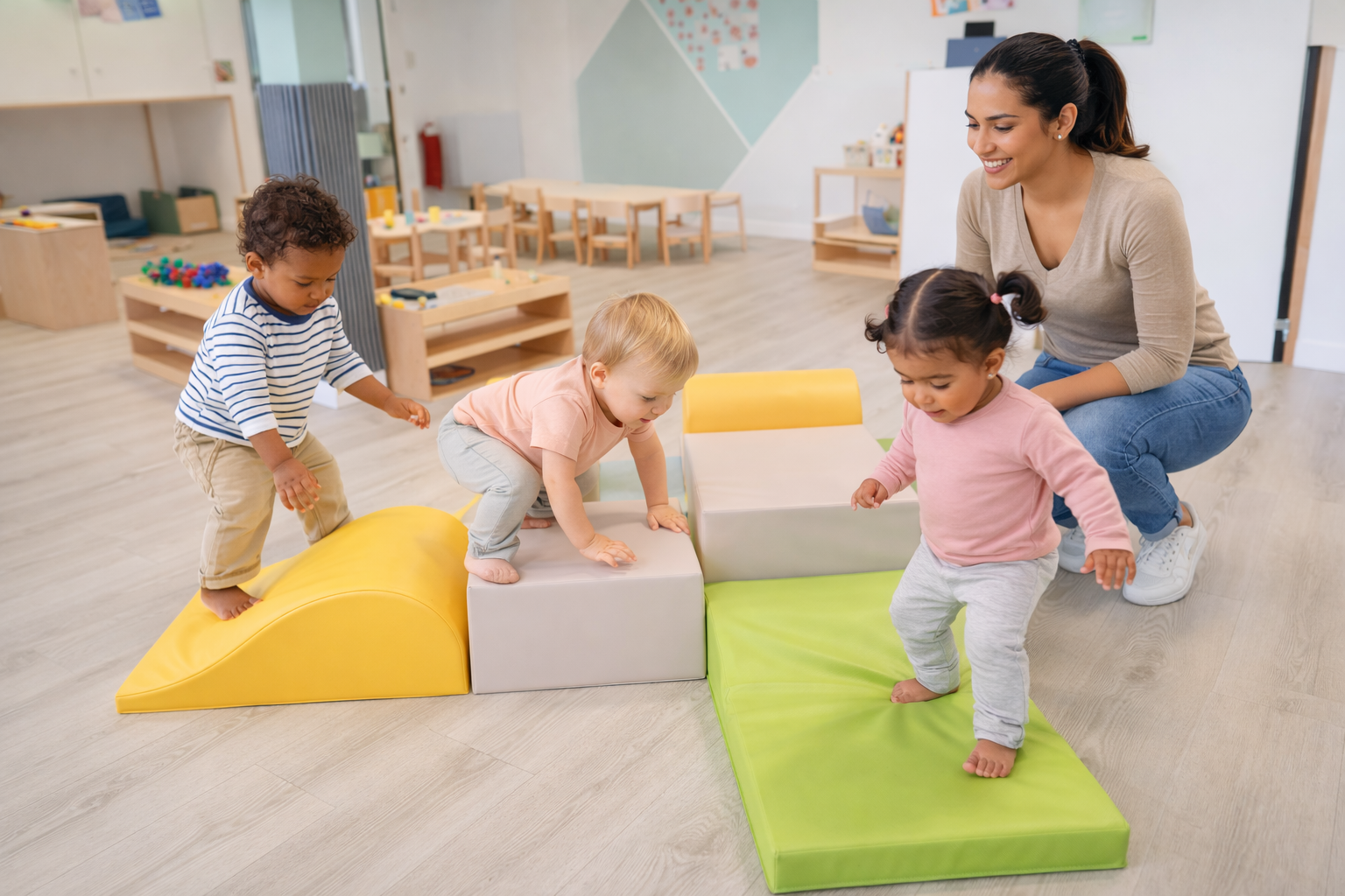 Motricité — crèche Les P'tits Vikings