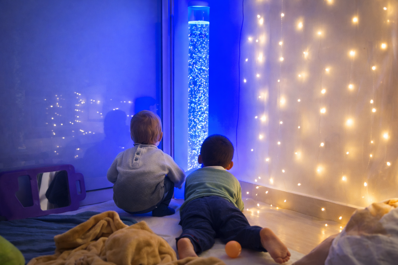 Salle Snoezelen micro-crèche Les P'tits Vikings