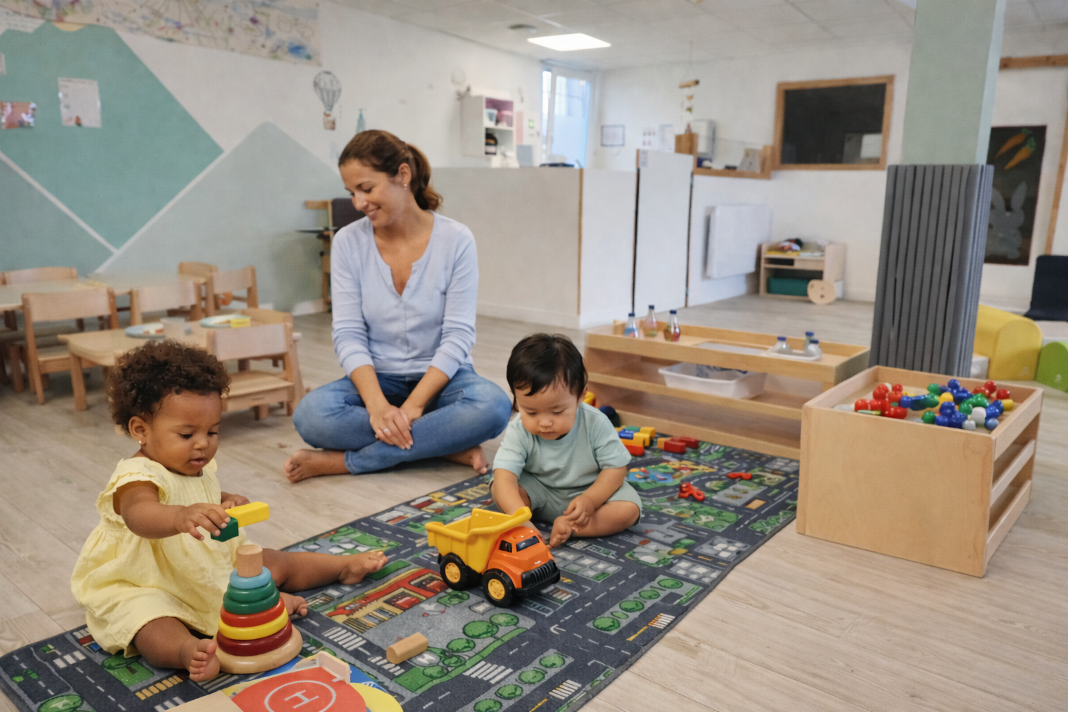 Jeux libres — crèche Compiègne Les P'tits Vikings